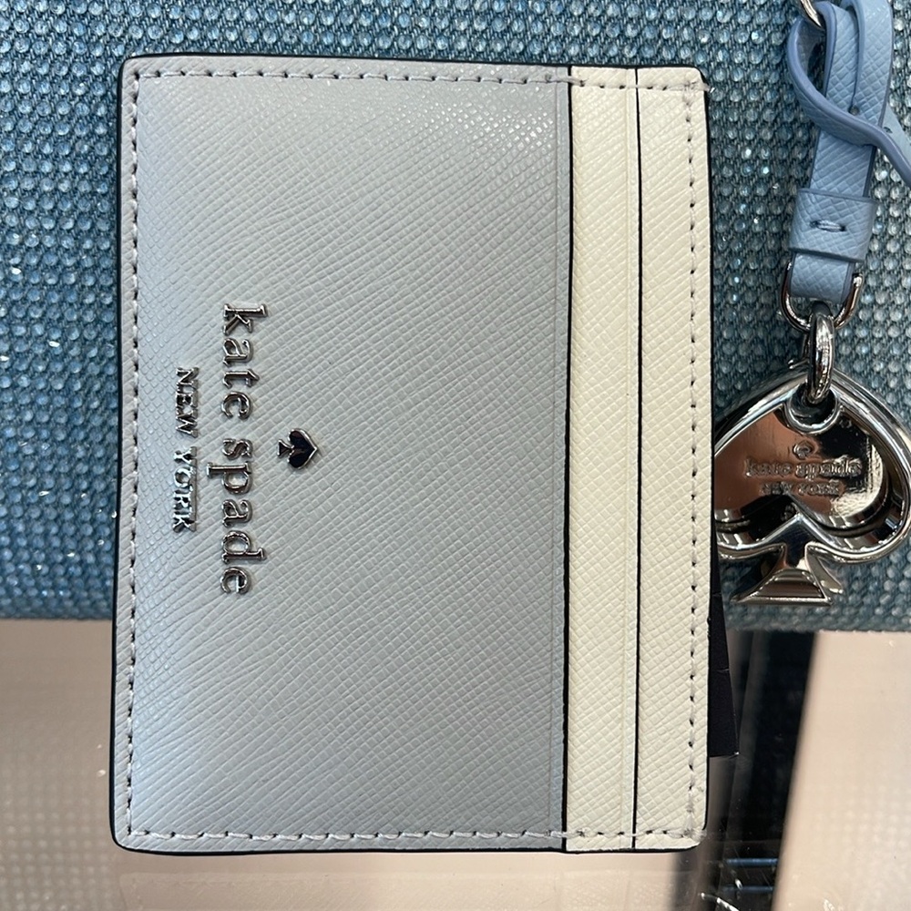 Kate Spade Madison Small Slim Card Holder
Platinum Grey Multi
NWT - Picture 2 of 16